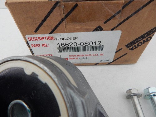 Toyota Tundra Sequoia Genuine 16620-0S012 Drive Belt Tensioner with Bolts New - Picture 2 of 11