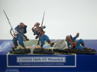 COLLECTORS SHOWCASE CS00368 146TH NEW YORK GARRARD'S TIGERS VERWUNDETE FIGURENSET