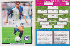 Karta z autografem Sebastian Deisler Hertha BSC