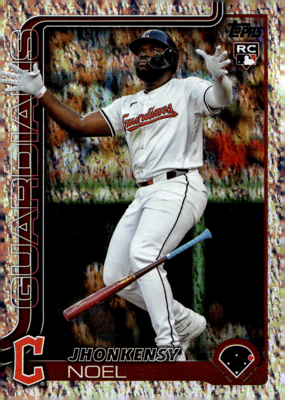 2025 Topps Series 1 - Jhonkensy Noel #24 (RC) Guardians Holo Foil