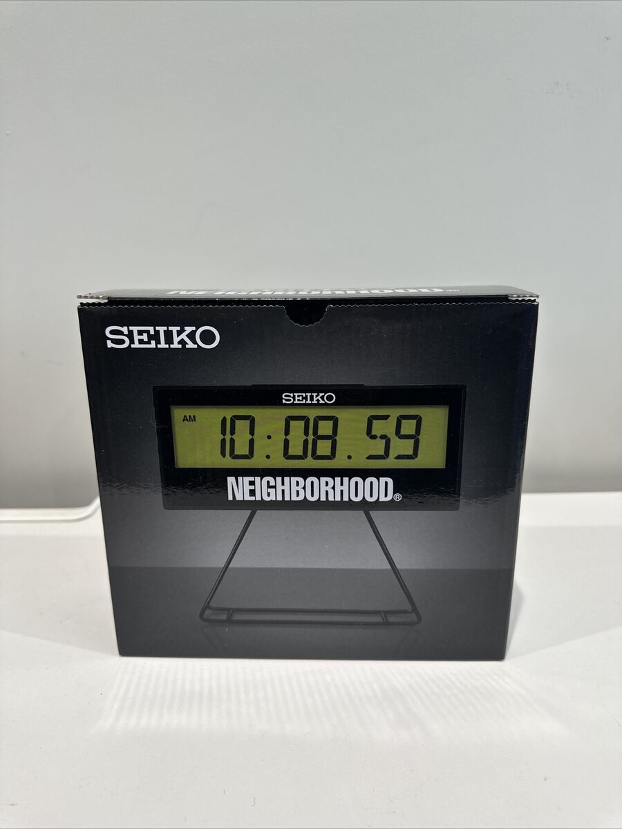NEIGHBORHOOD NH X SEIKO . MINI SPORTS TIMER CLOCK 176✕158 NEIGHBORHOOD NH X SEIKO . MINI SPORTS TIMER CLOCK 176✕158