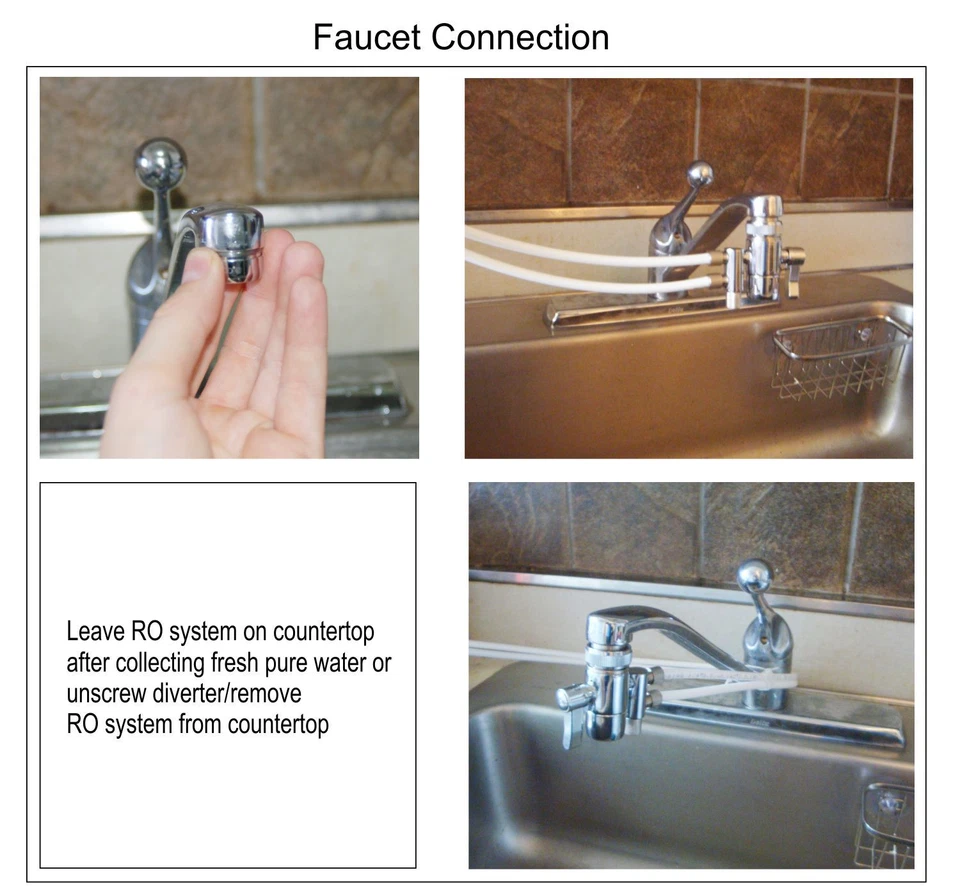 4-stage Alkaline Countertop Reverse Osmosis RO Water Purification System,100 GPD - Image 4 of 4