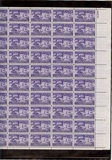 US MINT SHEET SCOTT#1026,3C  STAMP GENERAL  PATTON SHEET OF 50