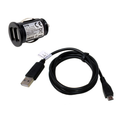 Zubehörset kompatibel mit Huawei Honor 4C, Dual USB Adapter, USB Kabel, 2100mA