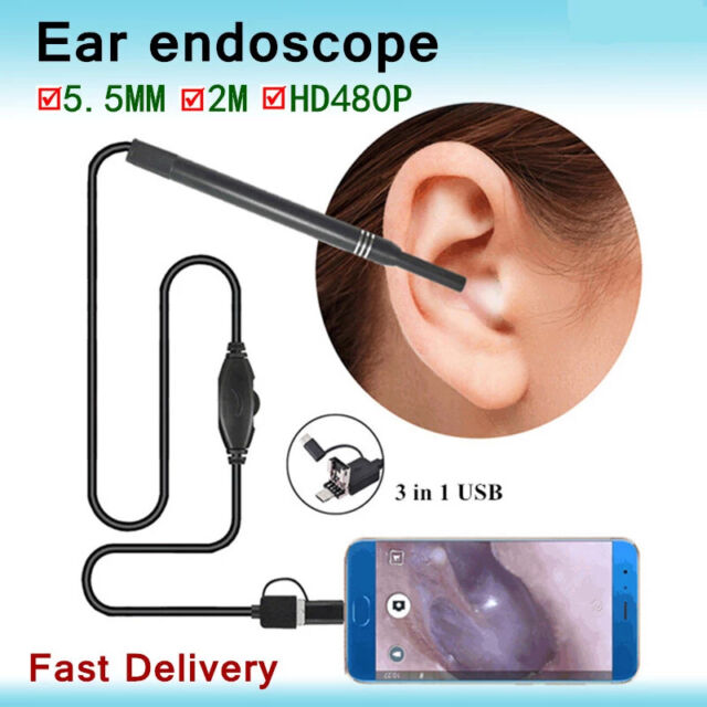 Endoscope Camera Photo Video USB Probe Inspection Cleaning Ears