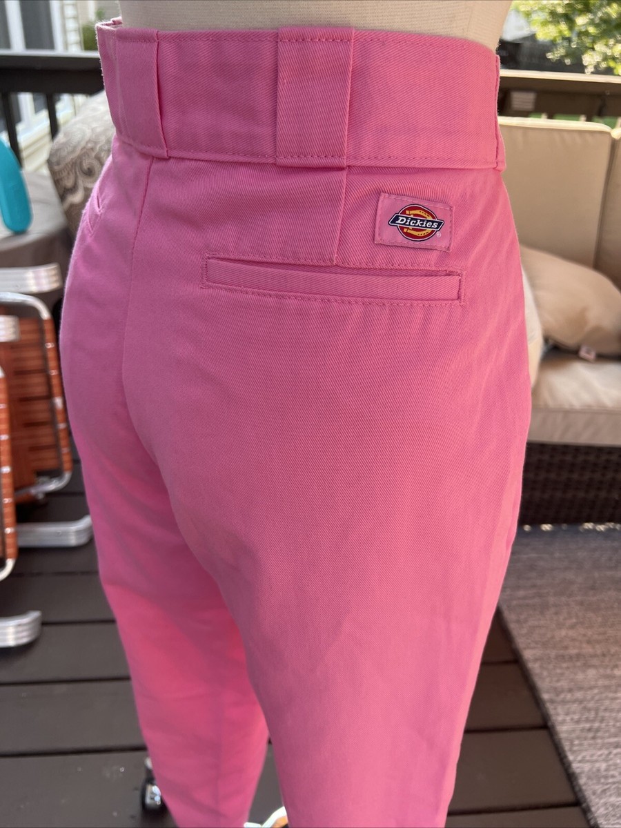 Dickies Workwear Pink Trousers Y2k Skater High Rise Straight