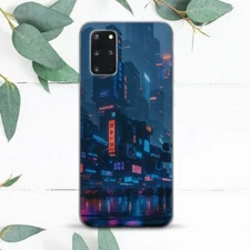 Japanese Night City Modern Case For Samsung Note 20 S10 S20 S21 S22 S23 S24 FE
