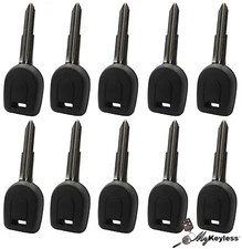 New Mitsubishi Bulk Locksmith Lot Uncut Transponder Chip Car Ignition Key X10