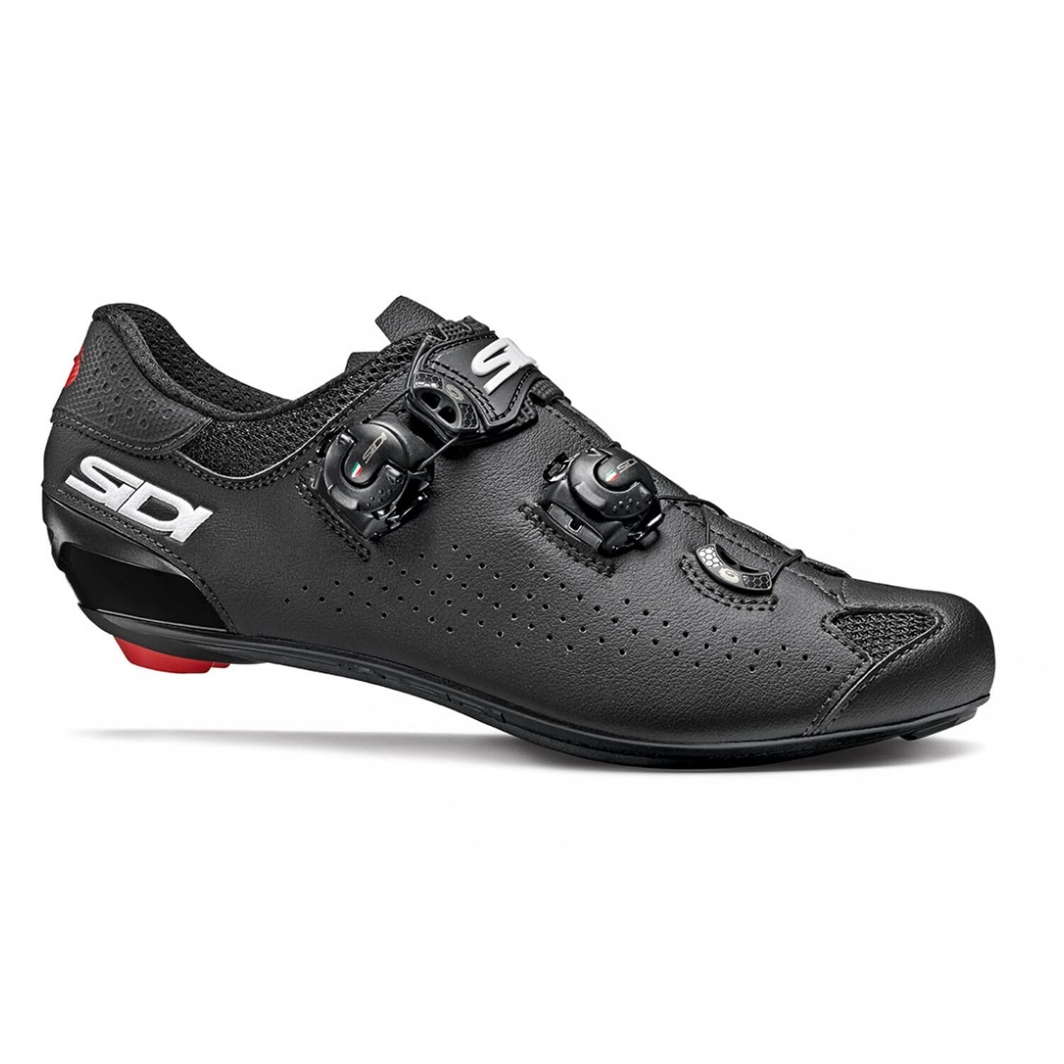 Sidi Genius 10 Road Shoes - Monochrome 41 Black/Black