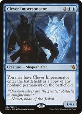 Clever Impersonator X (1) Khans Of Tarkir - Excellent/Near Mint - 4RCards
