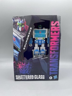 Hasbro Transformers Shattered Glass Soundwave Laserbeak Ravage 3 Pack New