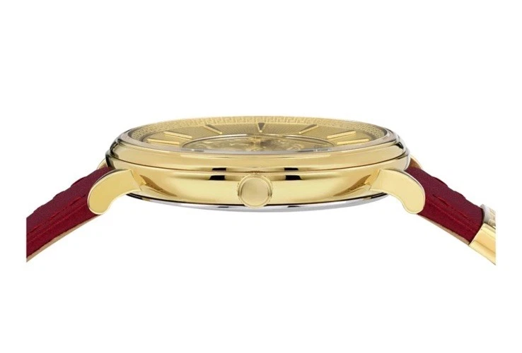Orologio Versace donna cerchio a V oro 38mm cinturino moda nuovo con scatola con etichette ?