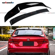 For 18-22 Honda Accord Gloss Blk Trunk Duckbill Wing Jdm Window Roof Spoiler For 18-22 Honda Accord Gloss Blk Trunk Duckbill Wing Jdm Window Roof Spoiler