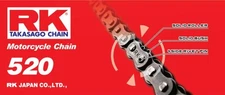 RK 520 Standard Non-Sealed Chain 92 Links Natural