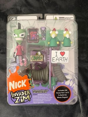 Palisades Invader Zim Human Disguise Figure Nickelodeon Series Two New in Box