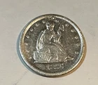 1875-S Seated Liberty Twenty Cent Piece 20c VG Details Silver US Coin