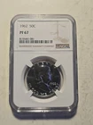 1962 Franklin Half Dollar Proof Coin: Graded PF 67 by NGC - Nice!