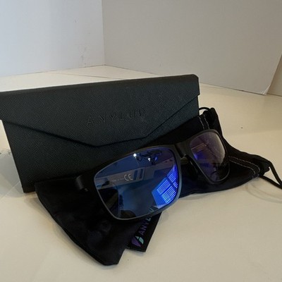 ANYLUV ML4574 Black Full Rim Plastic Rectangle Eyeglass Frames 54-17-140