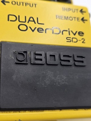 Boss SD-2 Dual Overdrive Silver Label Guitar Effects Pedal Taiwan