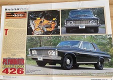 1963 Plymouth Sport Fury Super Stock 426 4 Pg Article