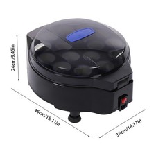 16Balls Round Automatic Billiard Ball Polisher Electric Pool Ball Cleaner Black