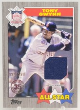 2022 Topps - Tony Gwynn - 1987 All-Stars Relics - Black /199 - #87ASR-TG -Padres