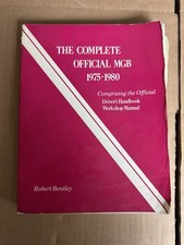 Complete Official Bentley Shop Manual Mg Mgb 1975-1980