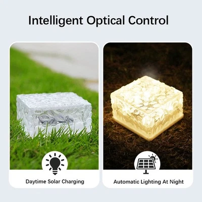 Solar Powered Fairy Lantern Light Outdoor Waterproof Path Lawn Garden Decor Lamp - Picture 7 of 16