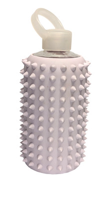Rare Bkr LALA Big Spiked 1L/1000mL Glass Water Bottle & Silicone Sleeve 2017