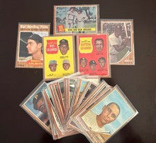 1962 Topps Baseball 32 Card Lot Including Babe Ruth (137) & Rocky Colavito (472)