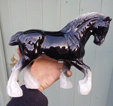 Beswick Style Shire Horse 22cm tall