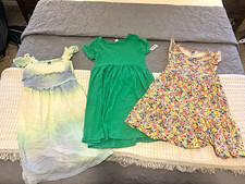 Old Navy Girl Lot of Dresses L 10-12 and more Floral Multicolor/Green Corduroy