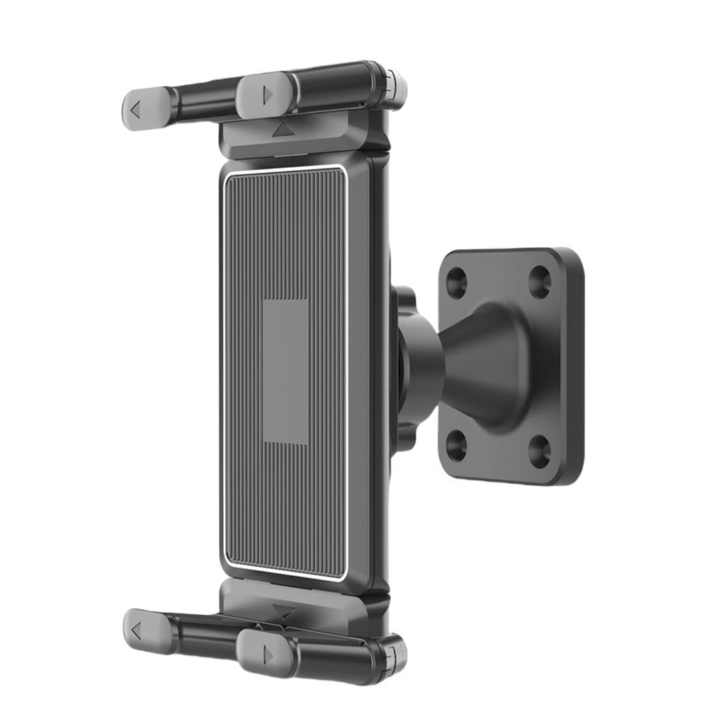 Support Mural Pour Tablette - Rotation 360° - Fixation Vissée - Noir - ABS