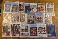 Lot of 19 New Vintage Quilting Patterns, Table Runners, Placemats etc