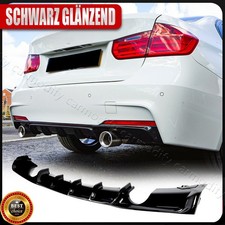 Glanz Schwarz Heckdiffusor Diffusor Stoßstange Heckspoiler Für BMW F30 F35 Sport