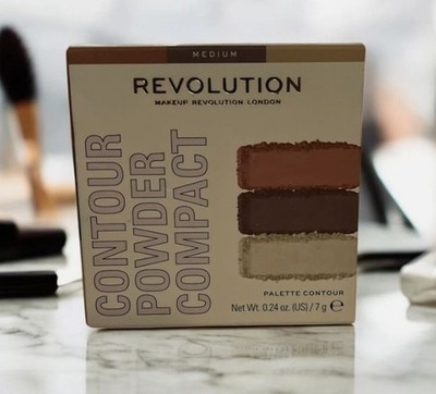 Revolution Contour Powder Compact Palette Contour Medium