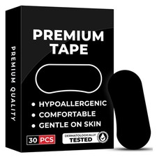 30-120 Strips Gentle Mouth Tape for Night Use Soft Hypoallergenic Lip Support