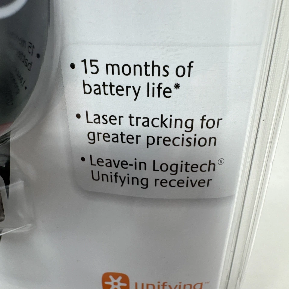 Logitech Wireless Mouse M505 W/ Unifying USB Receiver Red 15 Month Battery Life - Image 3 of 4