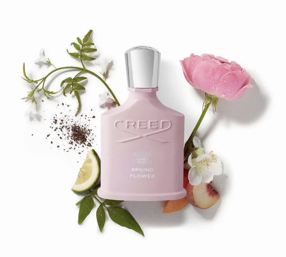 Туалетная вода женская Creed Spring Flower 2,5 унции новая в коробке *НИКОГДА НЕ РАСПЫЛЯЛАСЬ* 75 мл духи - Изображение 2 из 2