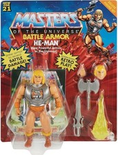 Masters of the Universe Origins Deluxe Battle Armor He-Man Action Figure