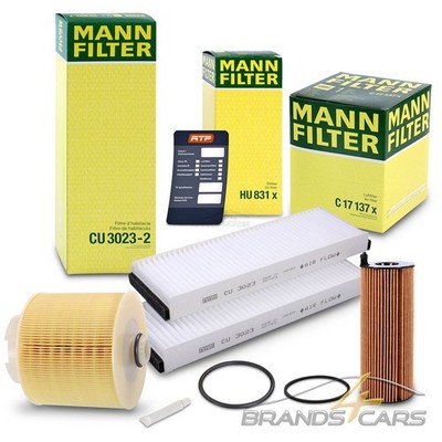 MANN-FILTER INSPEKTIONSPAKET FILTERSATZ A FÜR AUDI A6 4F C6 2.7 3.0 TDI BJ 04-11