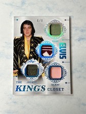 2024 Leaf Elvis Presley Icon Collection Kings Closet Quad Wardrobe Relic 6/8