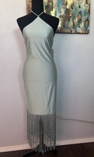 JLCNCUE Women Halter Neck Bodycon 