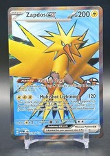 Zapdos ex 192/165 Sv: Scarlet & Violet 151 Holo Pokemon TCG Eng NM on eBay