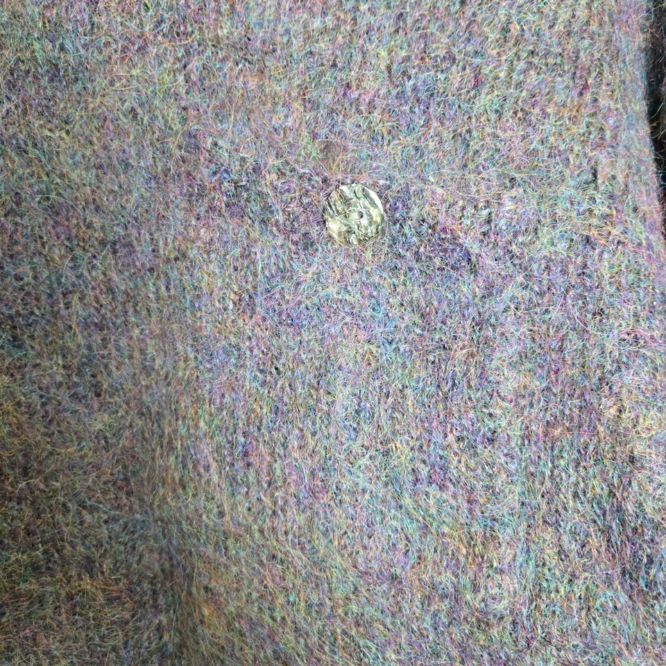 Suéter Vintage Jeanne Pierre Mohair Mezcla Lana, Púrpura, Para Mujer Talla Mediana Foto 4 de 4