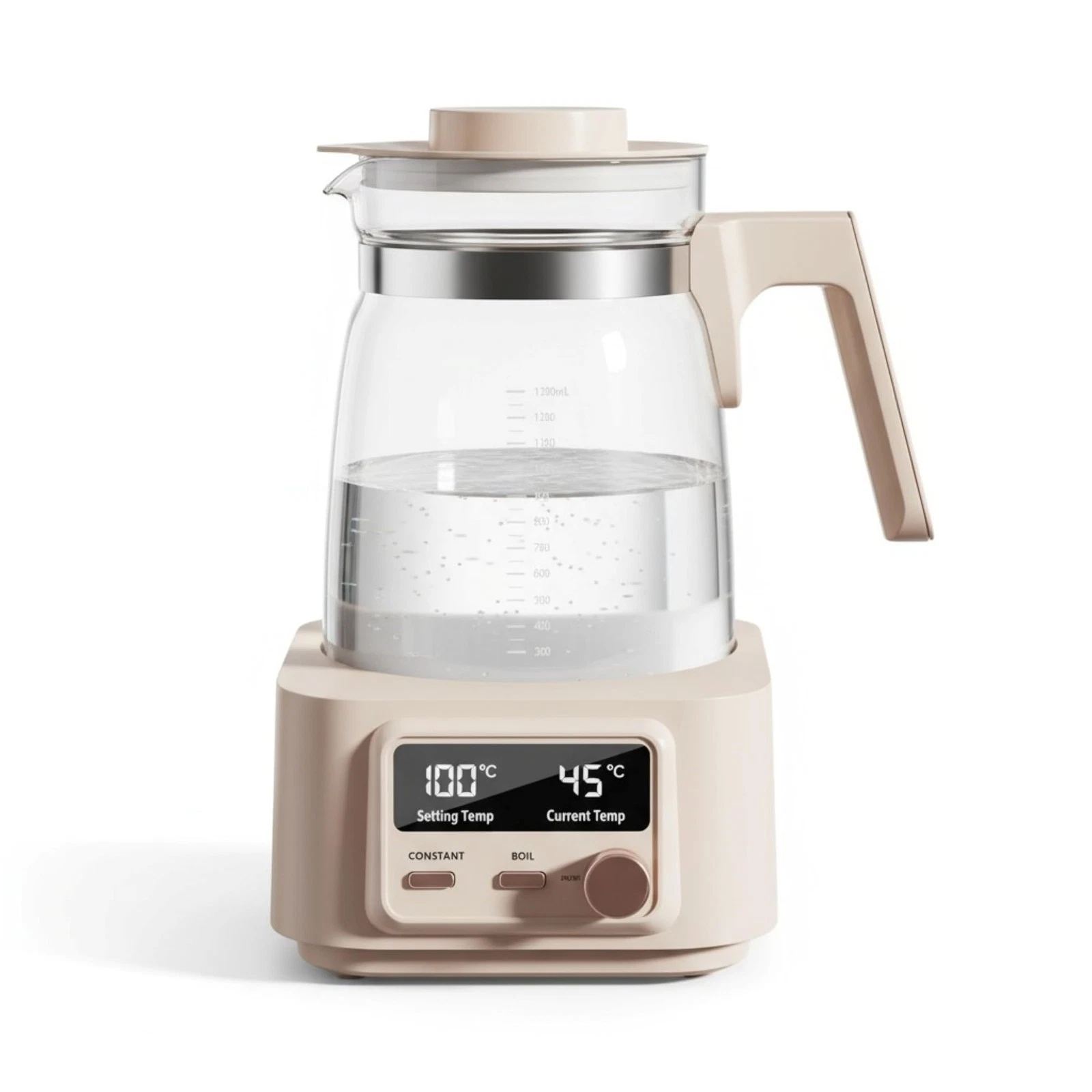 Smart Kettle Pro Glass Electric Kettle, 1.3L Digital LED Kettle with 40-100°C...