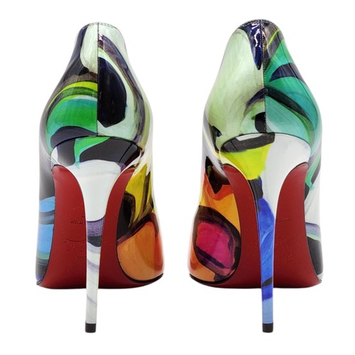 Christian Louboutin Hot Chick Leder Pumps Mehrfarbig EU 37 US 6,5 - Neu 945 $ - Bild 5 von 8