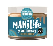 Image of Manilife Original Roast Crunchy Peanut Butter Jar 275g - 4 Pack