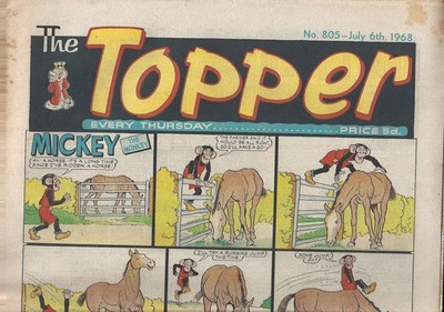 THE TOPPER COMIC + COA No 805  - 6 Jul 1968 VINTAGE & ORIGINAL PERFECT GIFT