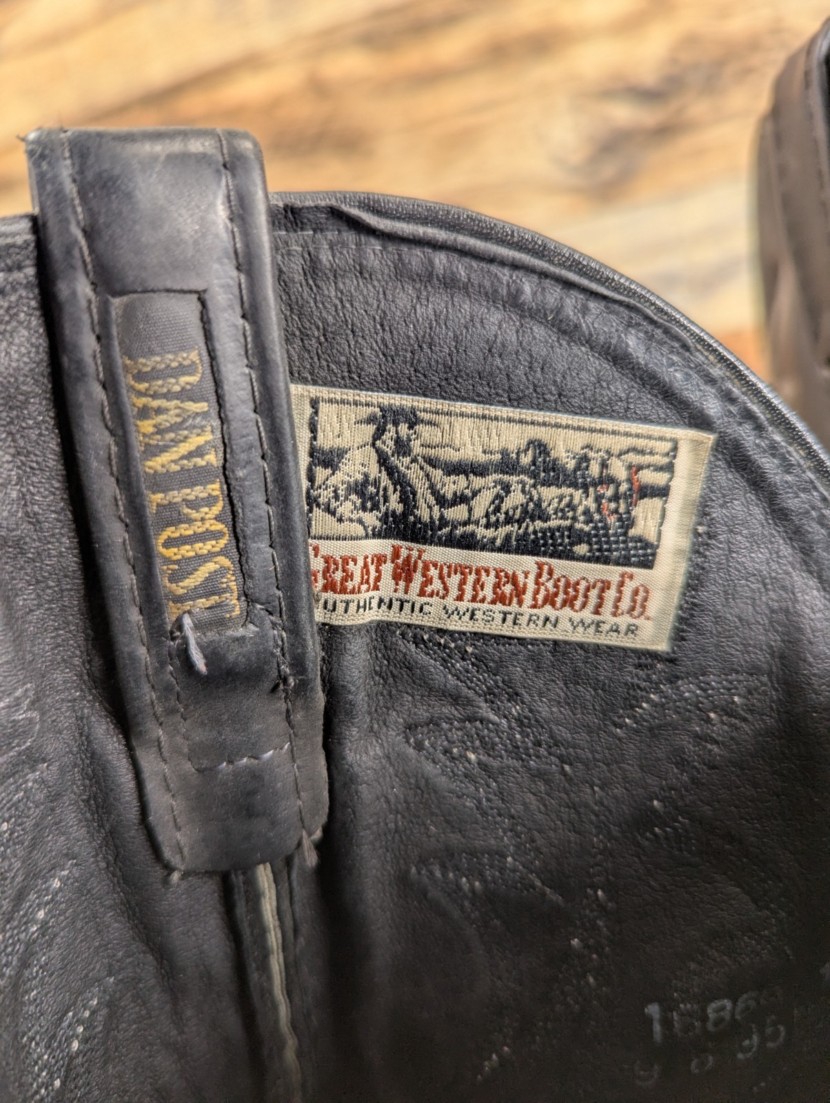 Vintage Dan Post Men's Size 10 EW Python Snakeski… - image 15